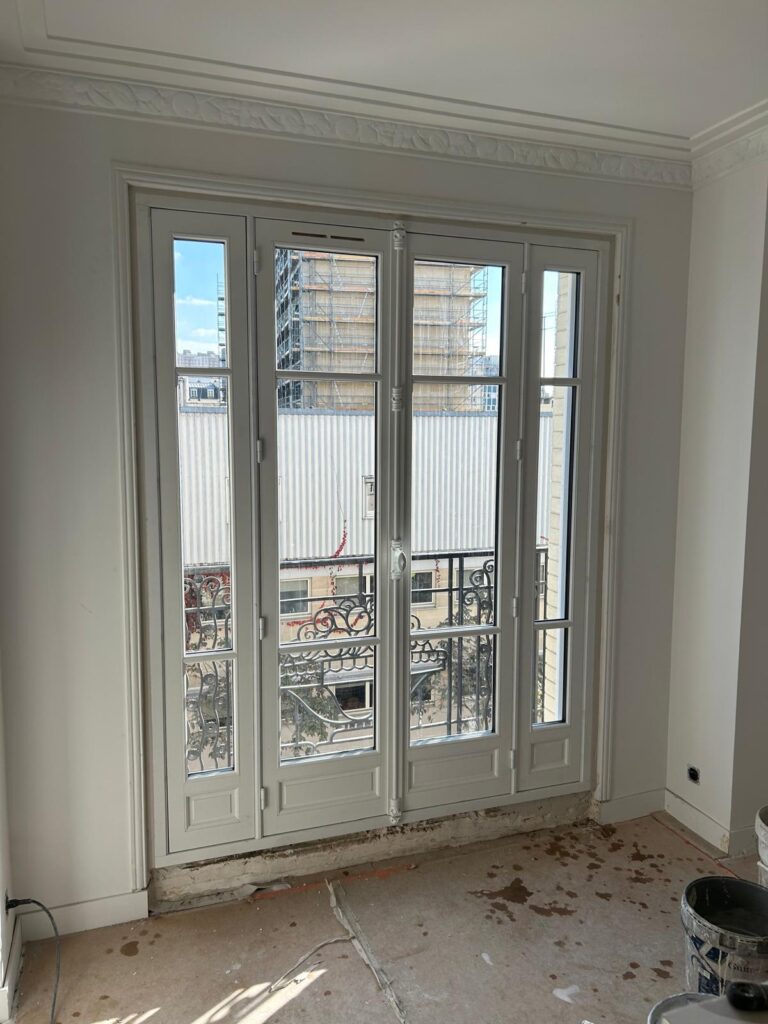 Fenêtre posée dans un appartement en rénovation à Paris 5e