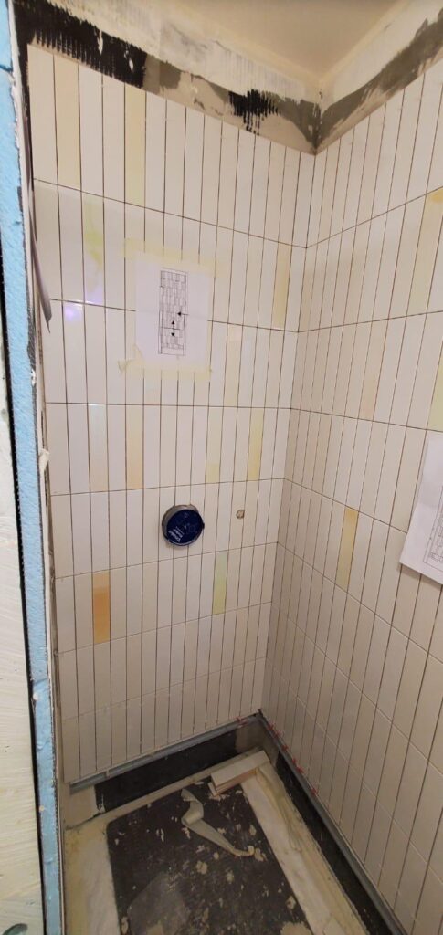 Salle de bain avant travaux dans un appartement à Paris 5e