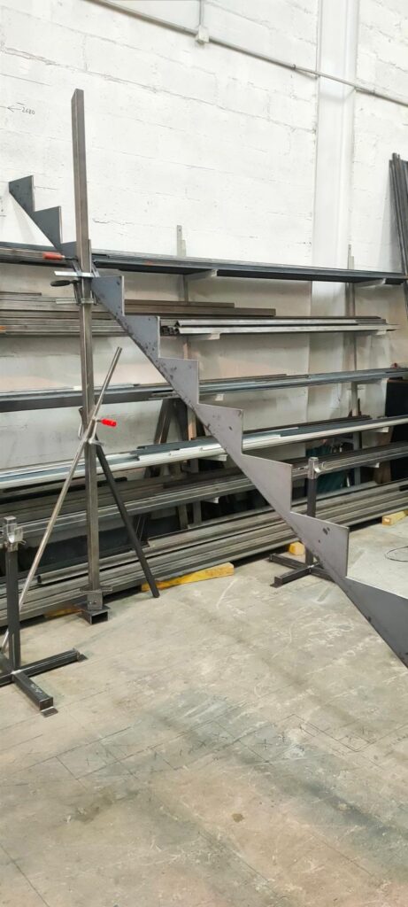 Escalier métallique sur mesure fabriqué par MV92 Concept
